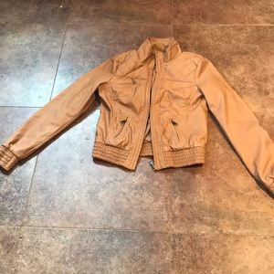 Vegan leather jacket